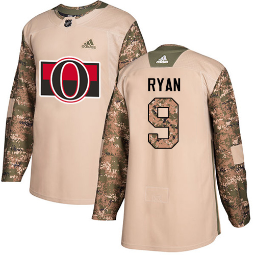 Adidas Senators #9 Bobby Ryan Camo Authentic Veterans Day Stitched NHL Jersey